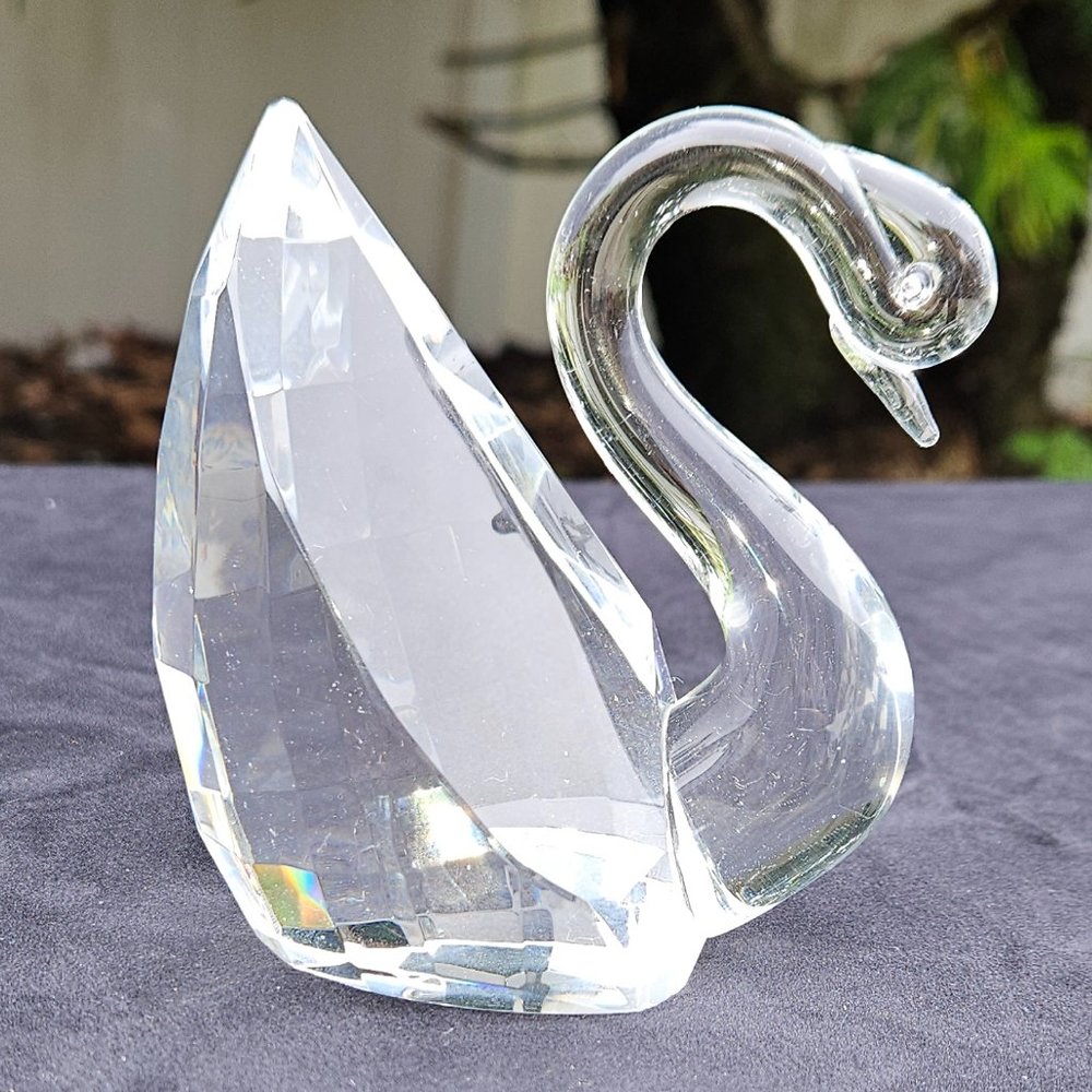 5 For $25 Godinger Crystal Swan